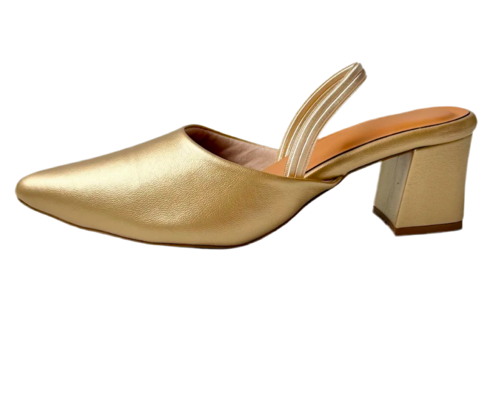 Golden Dust with Crystal Clip-ons